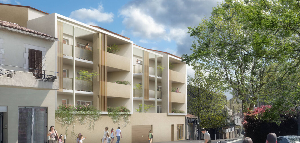 Programme immobilier neuf ACQUA TERRA - Istres : 12 appartements neufs du 2 au 4 pièces à 200m du centre-ville (13800) - Référence : 14405
