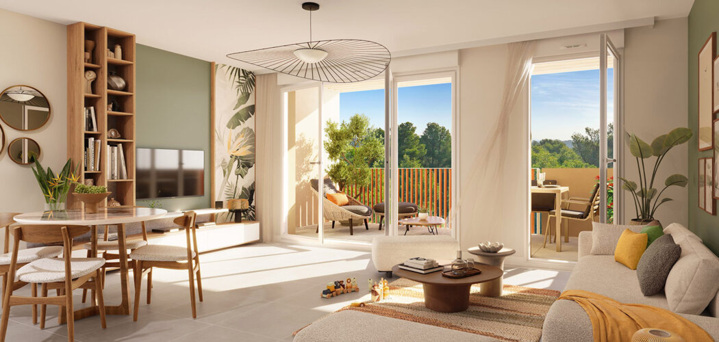 Programme immobilier neuf COEUR PINEDE - Istres au centre d’un espace boisé classé (13800) - Référence : 16761