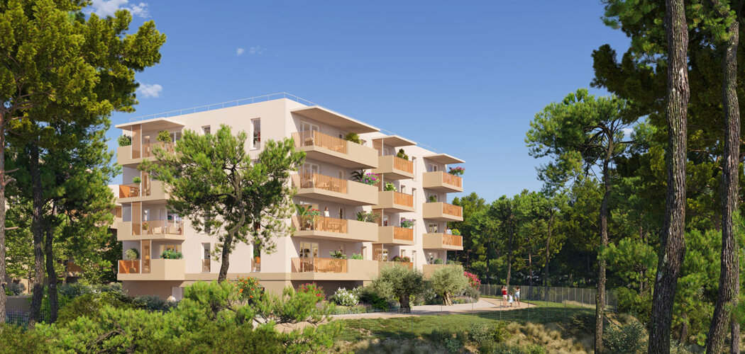 Programme immobilier neuf COEUR PINEDE - Istres au centre d’un espace boisé classé (13800) - Référence : 16761