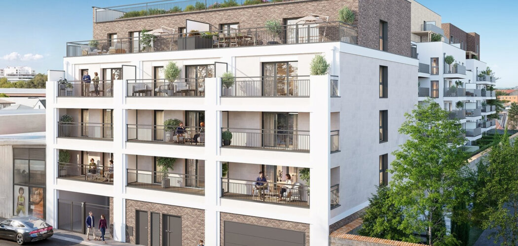 Programme immobilier neuf 7 rue Gaston Monmousseau - Ivry-sur-Seine à 10 minutes à pied du métro ligne 7 (94200) - Référence : 18235