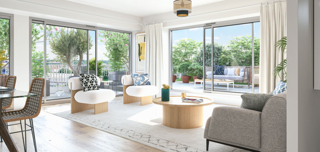 Programme immobilier neuf AVENUE DE L'INDUSTRIE -  Ivry-sur-Seine : appartements neufs du studio au 6 pièces en bords de Seine (94200) - Référence : 18022