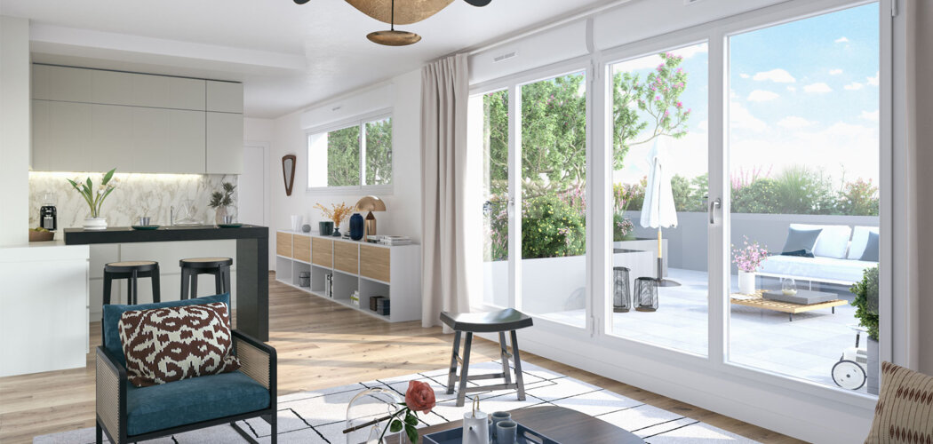 Programme immobilier neuf AVENUE DE L'INDUSTRIE -  Ivry-sur-Seine : appartements neufs du studio au 6 pièces en bords de Seine (94200) - Référence : 18022