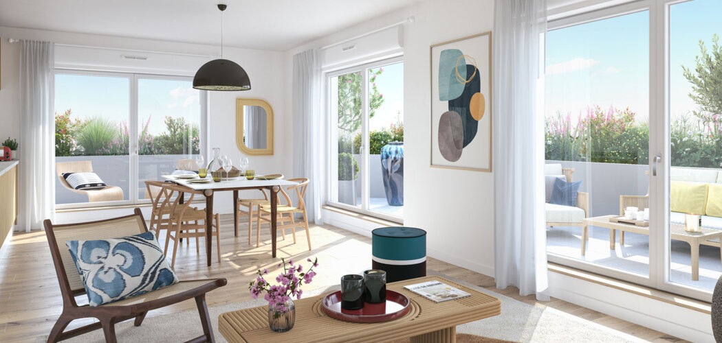 Programme immobilier neuf AVENUE DE L'INDUSTRIE -  Ivry-sur-Seine : appartements neufs du studio au 6 pièces en bords de Seine (94200) - Référence : 18022