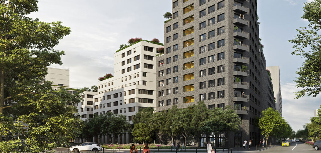 Programme immobilier neuf AVENUE DE L'INDUSTRIE -  Ivry-sur-Seine : appartements neufs du studio au 6 pièces en bords de Seine (94200) - Référence : 18022