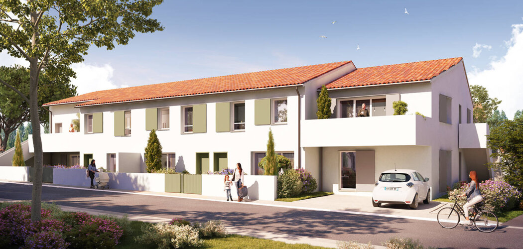 Programme immobilier neuf LES ÉCUMES - Jard-sur-Mer à deux pas de la plage (85520) - Référence : 12029