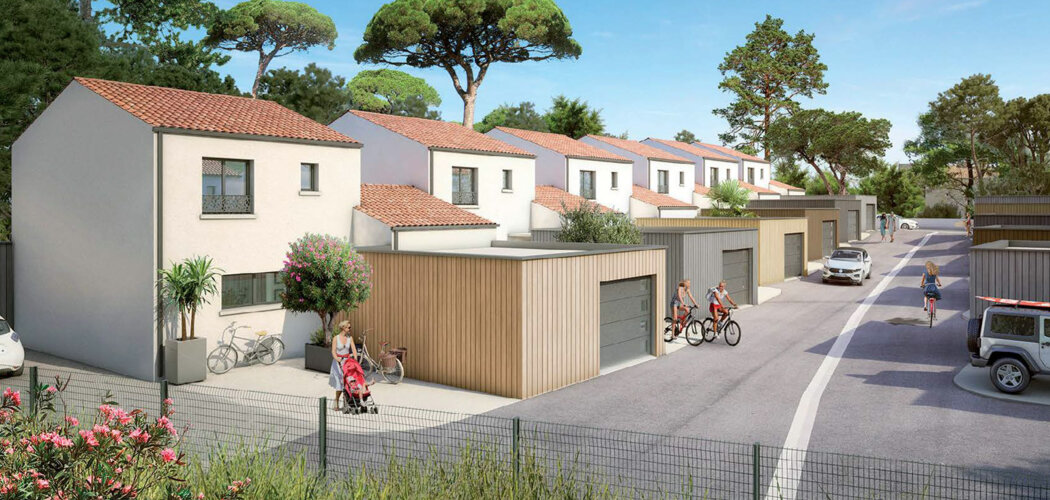 Programme immobilier neuf Quai des Mariniers - Jard sur Mer villas proches port et plage cadre résidentiel (85520) - Référence : 17220