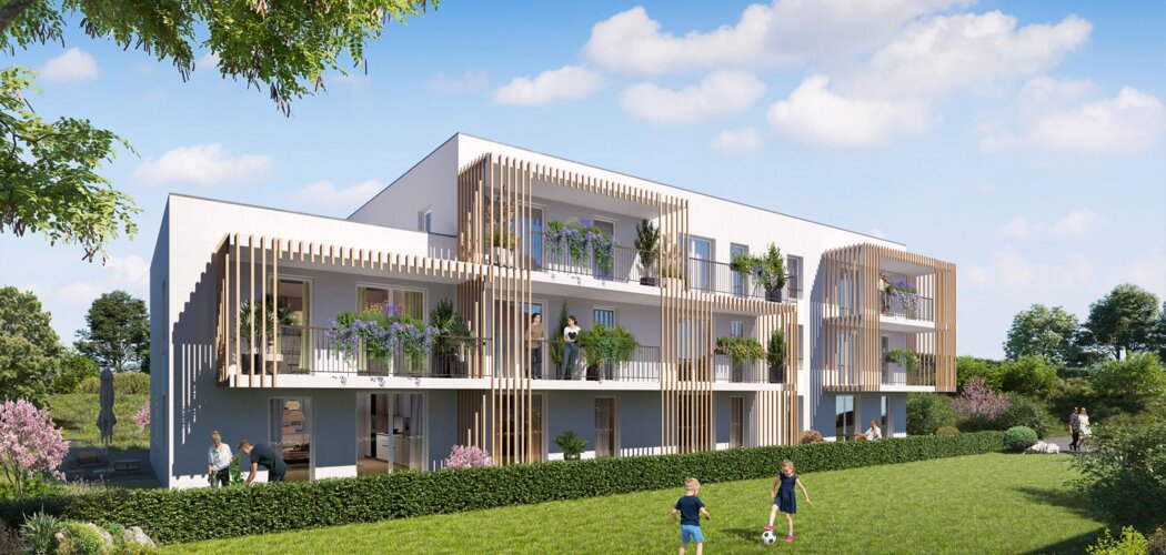 Programme immobilier neuf Le Hameau de Matthieu - Jarrie : appartements et maisons neuves à 15 min de Grenoble (38560) - Référence : 11225