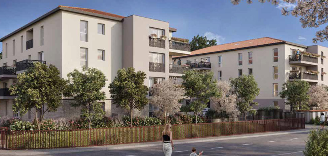 Programme immobilier neuf Le Clos des Amandiers - Jassans-Riottier quartier résidentiel à deux pas du centre et bus (01480) - Référence : 14295