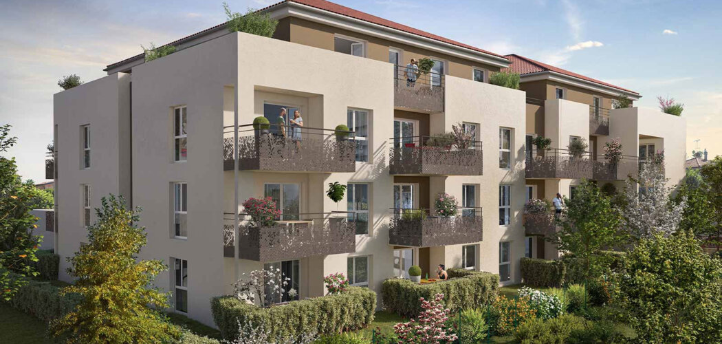 Programme immobilier neuf RIVE GAUCHE 2 - Jassans-Riottier, résidence neuve à 5 min de Villefranche-sur-Saône et proximité Lyon (01480) - Référence : 14293