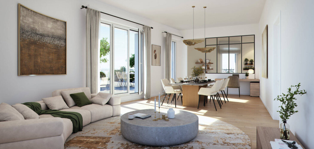 Programme immobilier neuf Haute Rive - Joinville-le-Pont : appartements neufs du studio au 5 pièces à 6 min du RER A (94340) - Référence : 14895