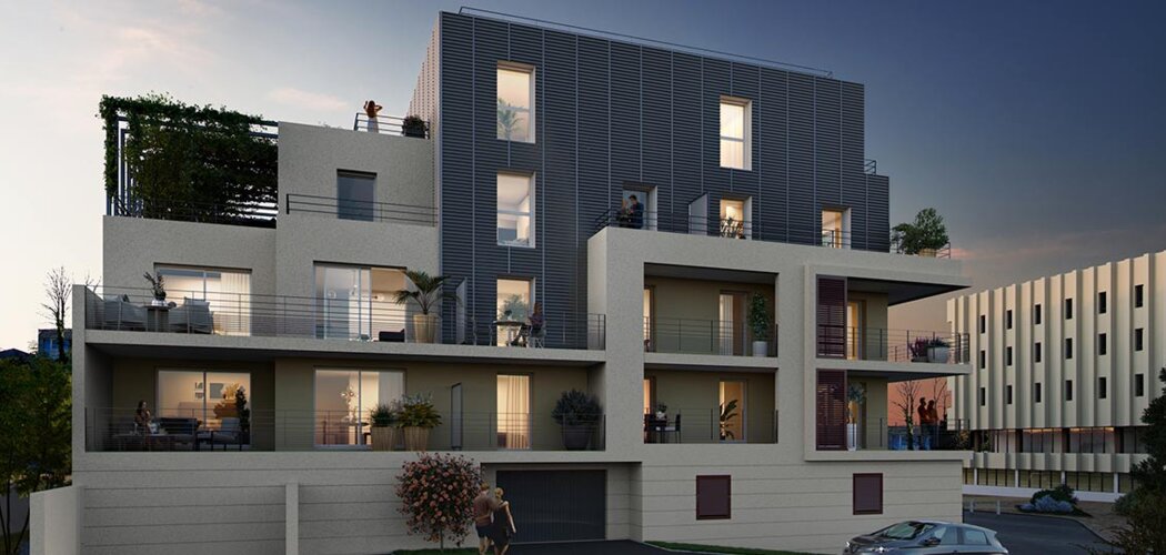 Programme immobilier neuf Coeur de Ville - Joué-lès-Tours : appartements neufs du 2 au 5 pièces proche centre et tramway (37300) - Référence : 15347