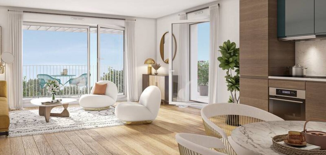 Programme immobilier neuf Verdéa - Joué-lès-Tours : appartements neufs du studio au T4 à 200 m du parc de Grandmont (37300) - Référence : 15348