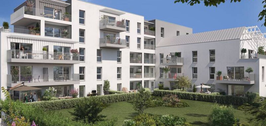 Programme immobilier neuf Verdéa - Joué-lès-Tours : appartements neufs du studio au T4 à 200 m du parc de Grandmont (37300) - Référence : 15348