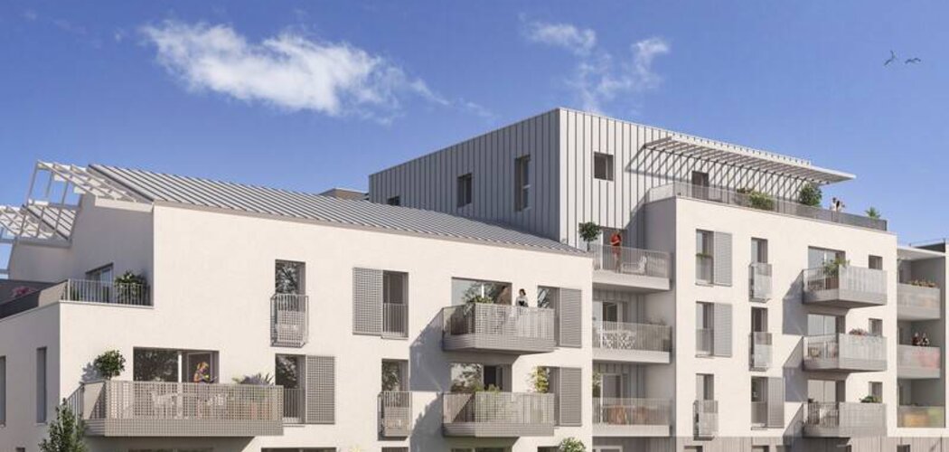 Programme immobilier neuf Verdéa - Joué-lès-Tours : appartements neufs du studio au T4 à 200 m du parc de Grandmont (37300) - Référence : 15348