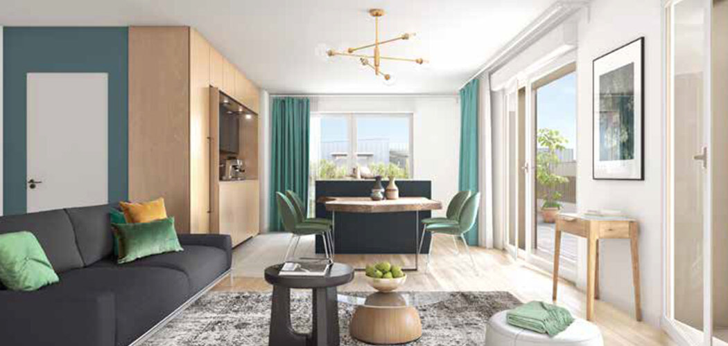 Programme immobilier neuf P.A.R.C en ville - Jouy-le-Moutier Place du Bien-être près des transports (95280) - Référence : 16768
