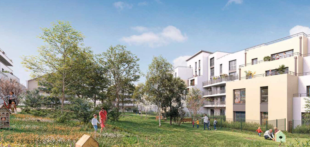 Programme immobilier neuf P.A.R.C en ville - Jouy-le-Moutier Place du Bien-être près des transports (95280) - Référence : 16768