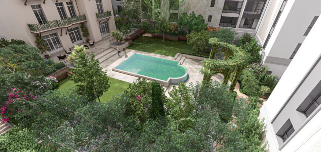 Programme immobilier neuf BEAU RIVAGE - Juan-les-Pins proche du front de mer (06600) - Référence : 14344