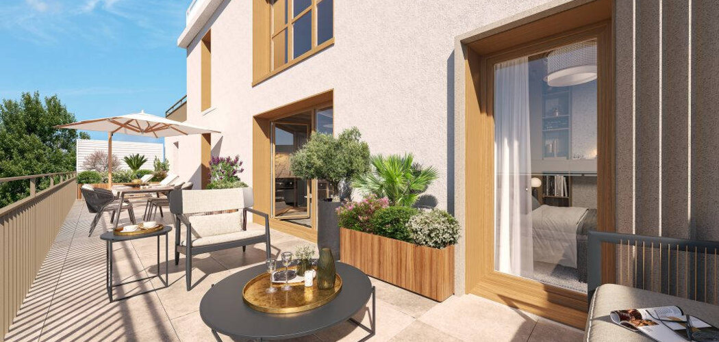 Programme immobilier neuf Les Terrasses du Saule Blanc - Juvisy Sur Orge : appartements neufs du 2 au 4 pièces proche gare RER C et D (91260) - Référence : 15422