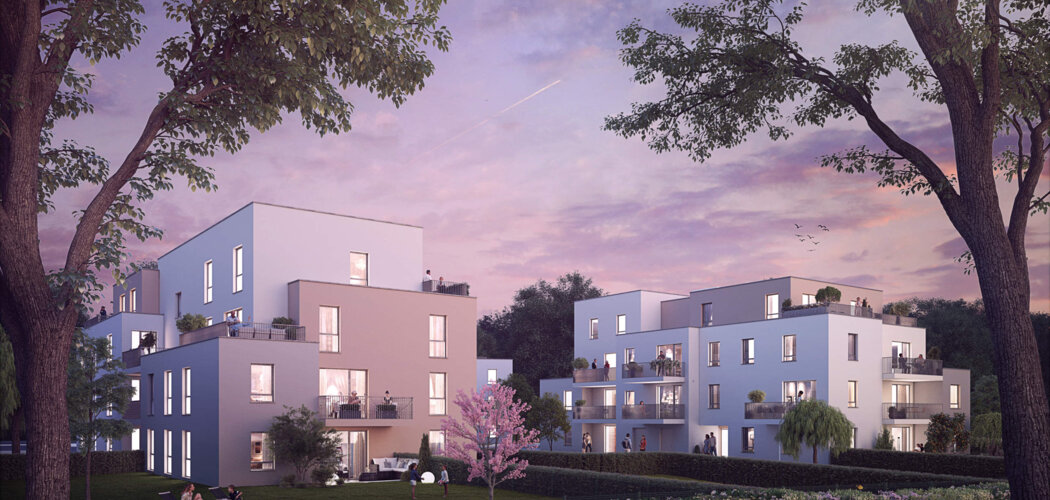 Programme immobilier neuf H2O - Kembs : appartements neufs T1–T4 dans un quartier verdoyant entre Mulhouse et Bâle (68680) - Référence : 15933