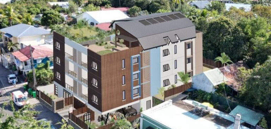 Programme immobilier neuf LES JARDINS DE BABYLONE - L’Étang-Salé les Hauts en plein centre-ville (97427) - Référence : 11309