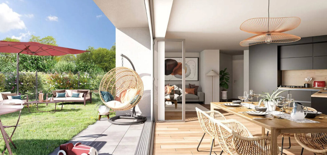 Programme immobilier neuf Les Jardins de l'Haÿ - TR1 LIBRE - L'Hay-les-Roses : appartements neufs du studio au 4 pièces à 12 min de la ligne 14 (94240) - Référence : 15024