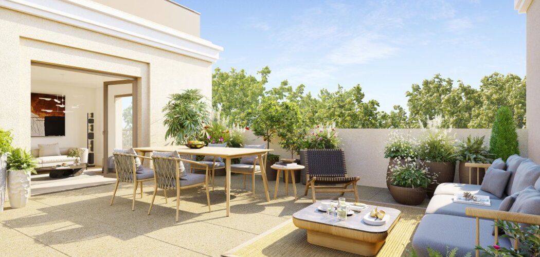 Programme immobilier neuf LE GABRIEL - L'Haÿ-les-Roses : appartements neufs du studio au 5 pièces proche métro 14 (94240) - Référence : 15295
