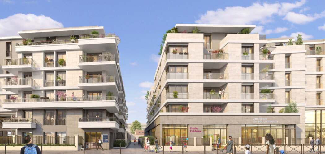 Programme immobilier neuf Place et Lumières - L'Haÿ-les-Roses : appartements neufs T2–T4 duplex à proximité du métro 14 (94240) - Référence : 15733