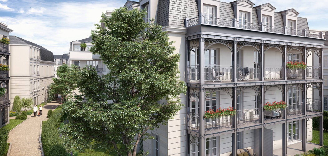 Programme immobilier neuf QUARTIER DE LA ROSERAIE - L'Hay-les-Roses : Appartements studio–T5 avec suites parentales, parking et jardins privatifs aux portes de la Roseraie (94240) - Référence : 14306