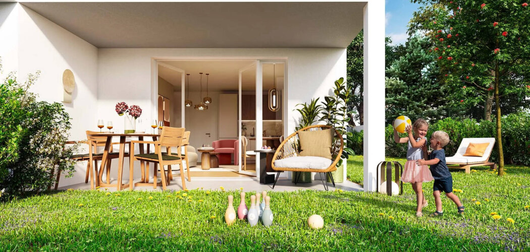 Programme immobilier neuf Coeur Adelis - L'Herbergement à distance piétonne de la gare et du centre (85260) - Référence : 16452
