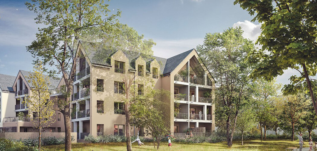 Programme immobilier neuf JARDIN SECRET - L’Hermitage à proximité de la gare TER (35590) - Référence : 15290