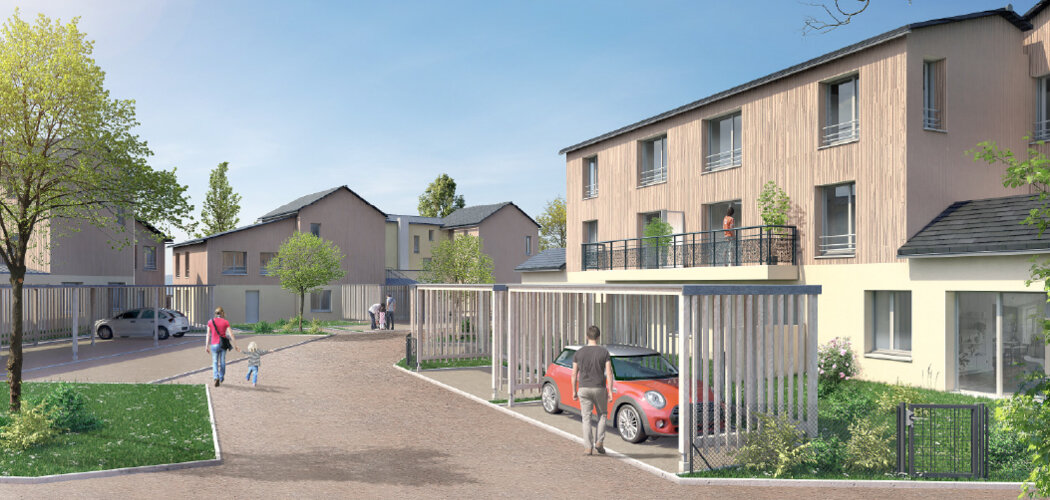 Programme immobilier neuf LE CLOS DE SAINT AVIT - L'Hermitage : Appartements T3 avec terrasses, parking et RT2012 proche du complexe sportif (35590) - Référence : 14267