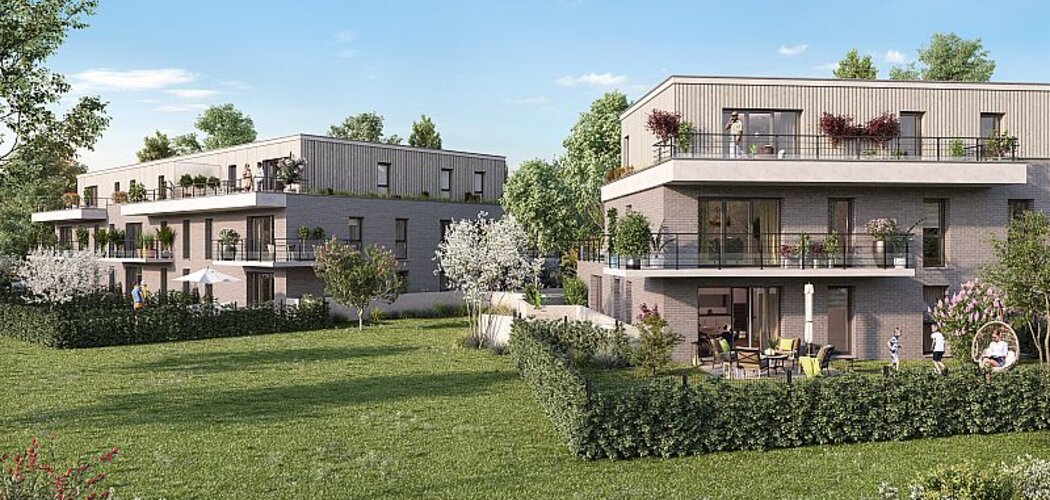 Programme immobilier neuf CONFIDENCE - La Chapelle-d’Armentières à deux pas de la Mairie (59930) - Référence : 9823
