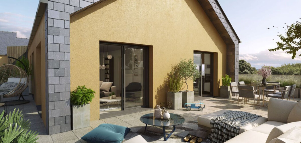 Programme immobilier neuf LA BELLE MÉTAIRIE - La-Chapelle-des-Fougeretz : appartements neufs du 2 au 4 pièces proche étang du Matelon (35520) - Référence : 15313