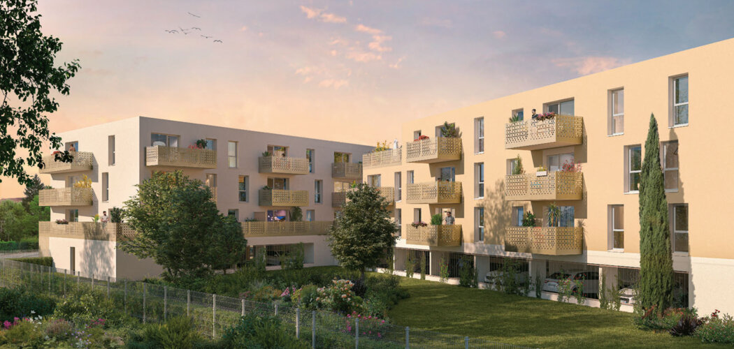 Programme immobilier neuf LES JARDINS DE CALICE - La Chapelle-Saint-Mesmin : appartements neufs T2–T3 à 15 min d’Orléans (45380) - Référence : 11049