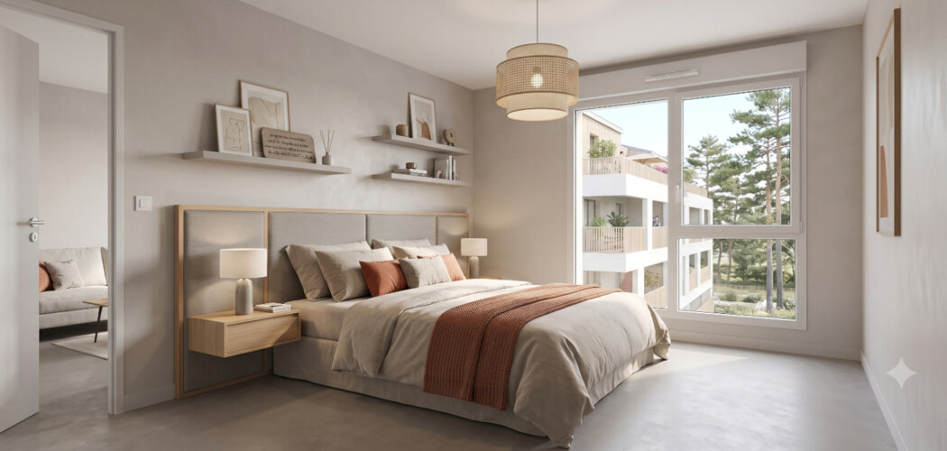 Programme immobilier neuf BOBOURG - La Chapelle-sur-Erdre : 28 appartements neufs du studio au 4 pièces en cœur de ville (44240) - Référence : 14889