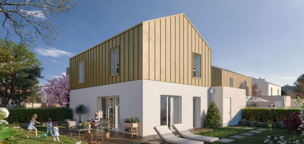 Programme immobilier neuf RESPIRATIONS - Maisons - La Chapelle-sur-Erdre aux portes de Nantes (44240) - Référence : 15583