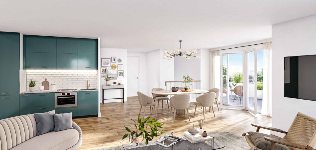 Programme immobilier neuf Ô Grand-Lieu - La Chevrolière : appartements neufs du 2 au 4 pièces en plein centre du bourg (44118) - Référence : 14994
