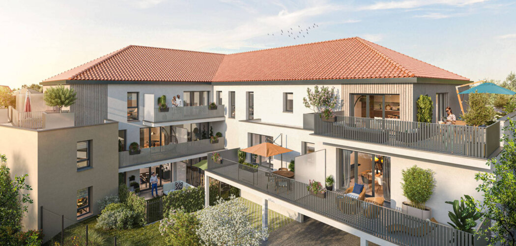 Programme immobilier neuf Ô Grand-Lieu - La Chevrolière : appartements neufs du 2 au 4 pièces en plein centre du bourg (44118) - Référence : 14994