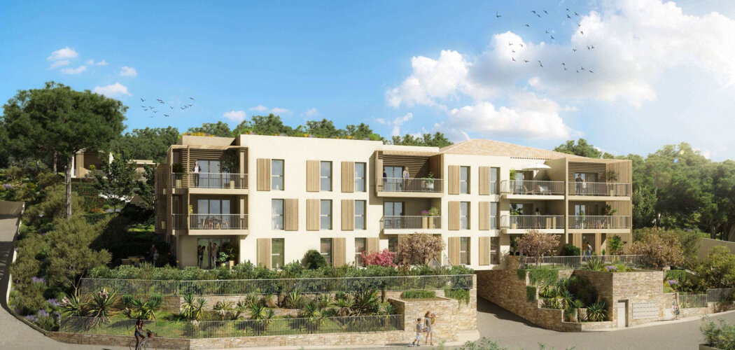 Programme immobilier neuf Elaïs - La Ciotat : Appartements studio–T4 et maisons T4 avec terrasses, jardins et volets électriques au cœur d’un cadre naturel préservé (13600) - Référence : 14240