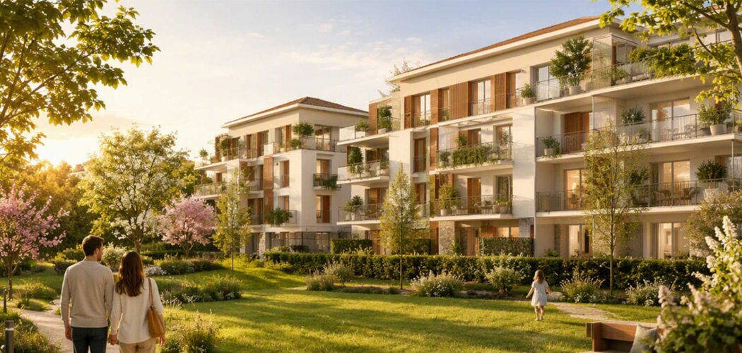 Programme immobilier neuf Les Jardins d'Elia - La Ciotat proche des plages et de la Méditerranée (13600) - Référence : 18285