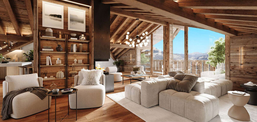 Programme immobilier neuf Chalets ISQUI - La Clusaz au pied des pistes proche Annecy (74220) - Référence : 17117