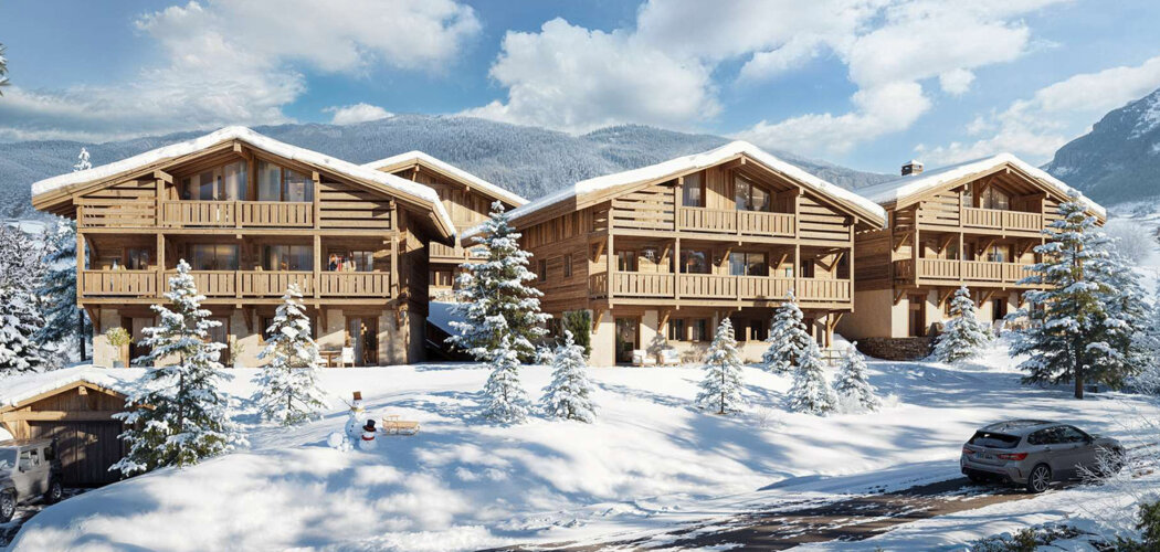 Programme immobilier neuf Chalets ISQUI - La Clusaz au pied des pistes proche Annecy (74220) - Référence : 17117