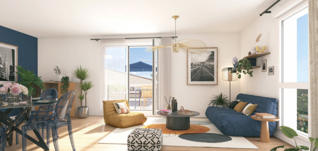 Programme immobilier neuf Cour Nova - La Courneuve à proximité du métro 7 et du tramway T1 (93120) - Référence : 16643