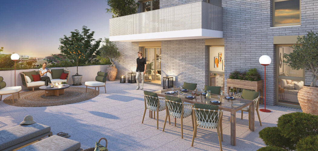 Programme immobilier neuf Cour Nova - La Courneuve à proximité du métro 7 et du tramway T1 (93120) - Référence : 16643