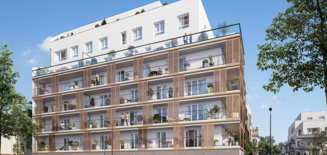 Programme immobilier neuf NOVA GREEN - La Courneuve : appartements neufs du studio au 5 pièces à 500m du tramway T1 (93120) - Référence : 15070
