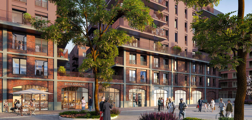 Programme immobilier neuf LA FABRIQUE DES CULTURES - RUE DES USINES BABCOCK - La Courneuve : Appartements studio–T5 avec terrasses, parking sécurisé et proximité RER B (93120) - Référence : 14704
