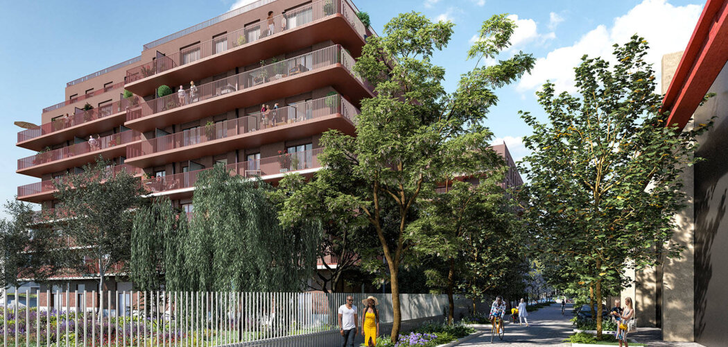 Programme immobilier neuf LA FABRIQUE DES CULTURES - RUE DES USINES BABCOCK - La Courneuve : Appartements studio–T5 avec terrasses, parking sécurisé et proximité RER B (93120) - Référence : 14704