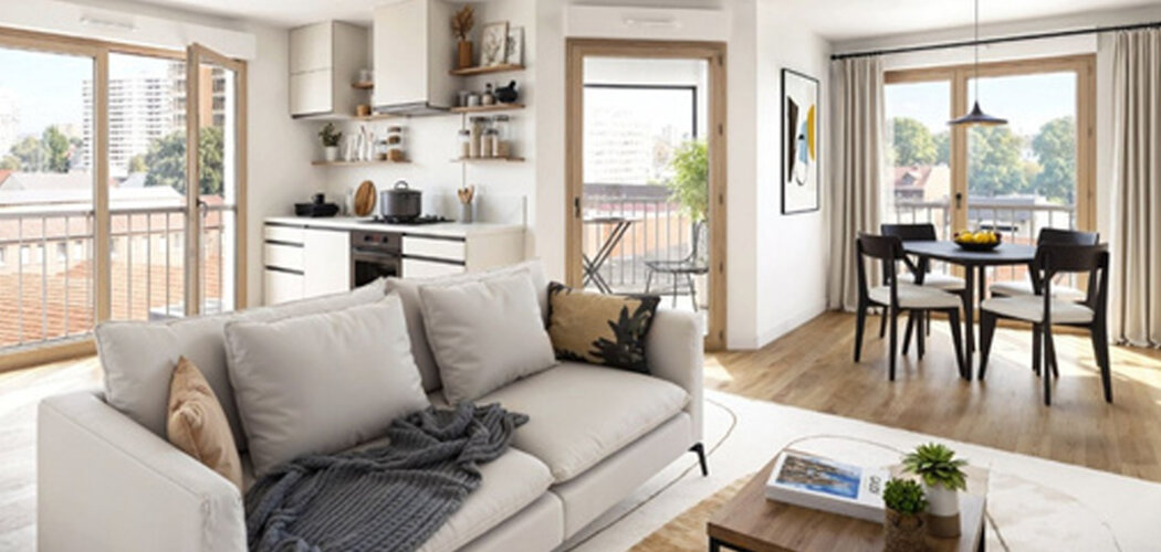 Programme immobilier neuf NODE - La Courneuve résidence contemporaine proche du RER B (93120) - Référence : 17932