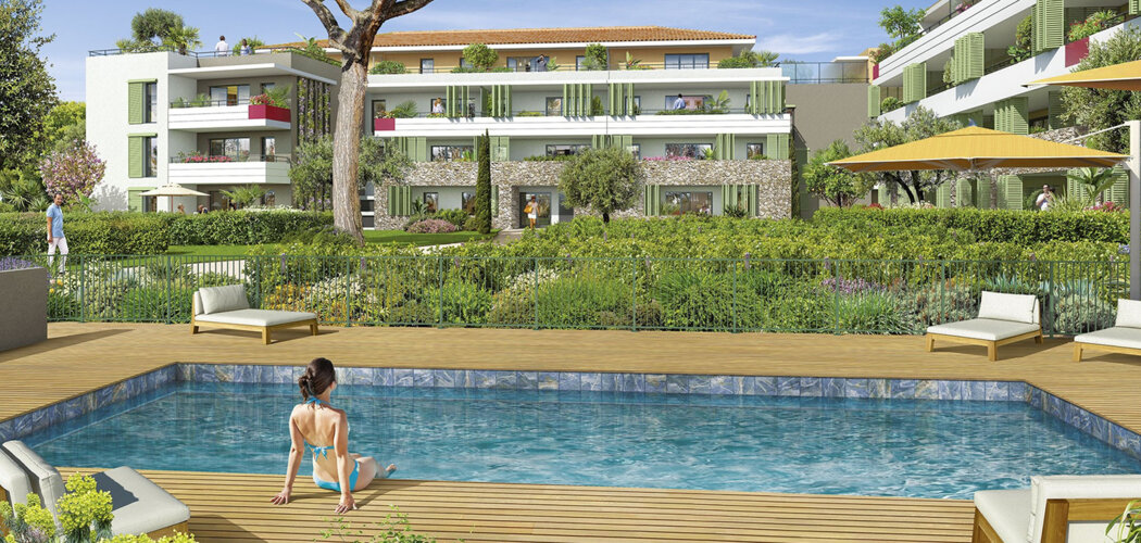 Programme immobilier neuf L Ecrin - La Croix-Valmer résidence avec piscine à 5 min des plages (83420) - Référence : 18567