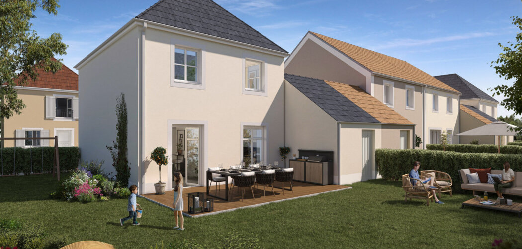 Programme immobilier neuf Domaine du prieuré - La Ferté-Alais à deux pas du cœur de bourg (91590) - Référence : 8674